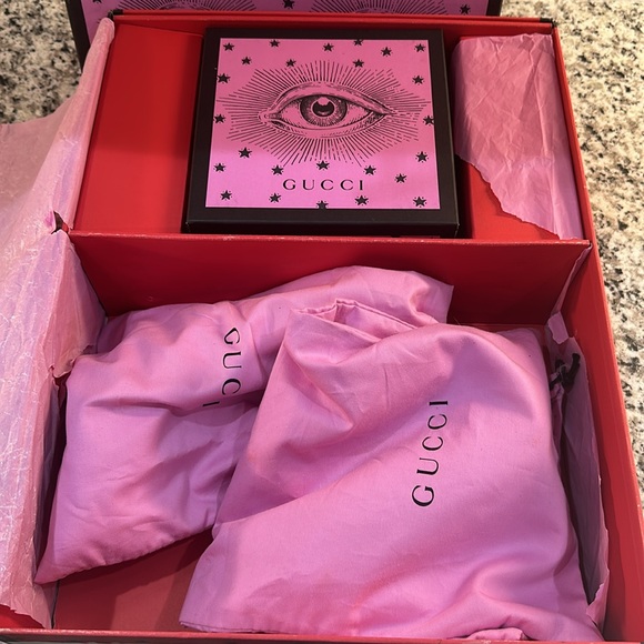 BRAND NEW RARE White Never Worn Gucci Elasia Heels with Removable Pearl Bows - Picture 13 of 13